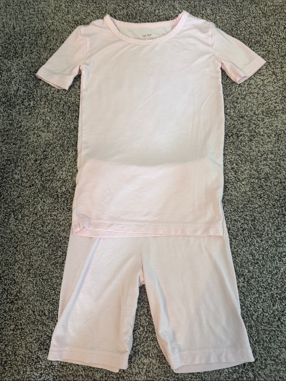 Little Sleepies Cotton Candy Pink Short Sleeve Pajama Set